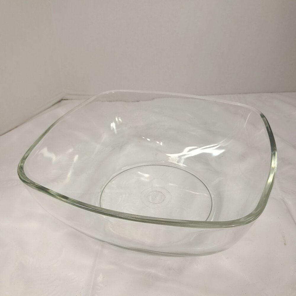 Duralex France clear square serving bowl fruit salad party desert serveware